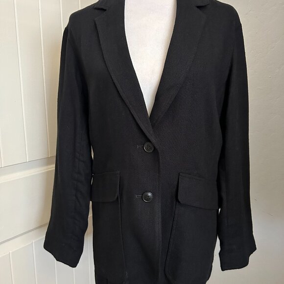 Madewell Women's Breezewoven Larsen Oversized Linen/Viscose Blazer Small NWT - Picture 6 of 12